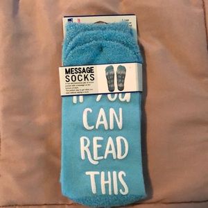 NWT Message Socks by deli